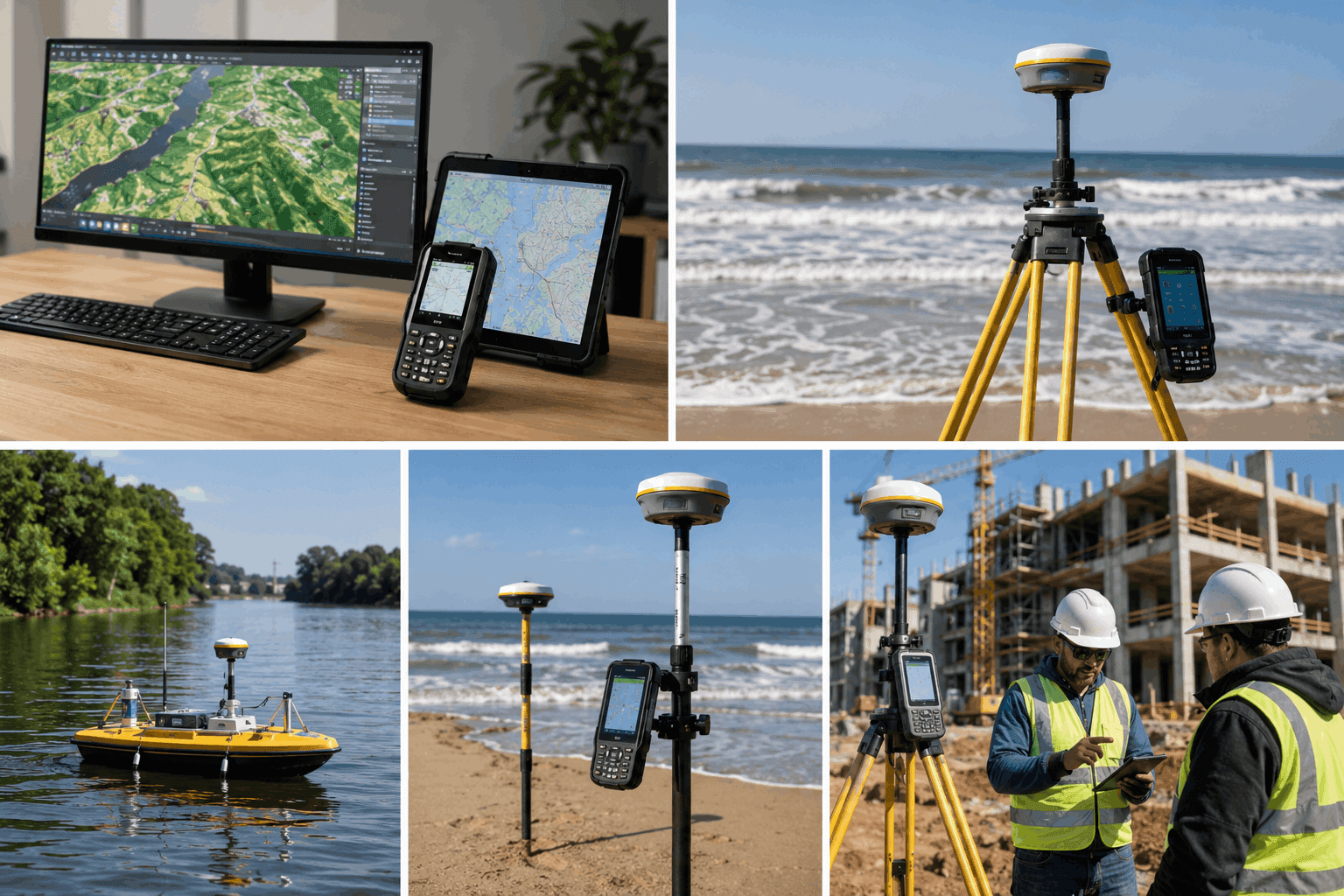 کاربرد GPS در GIS، هیدروگرافی و سازه‌های حساس عمرانی